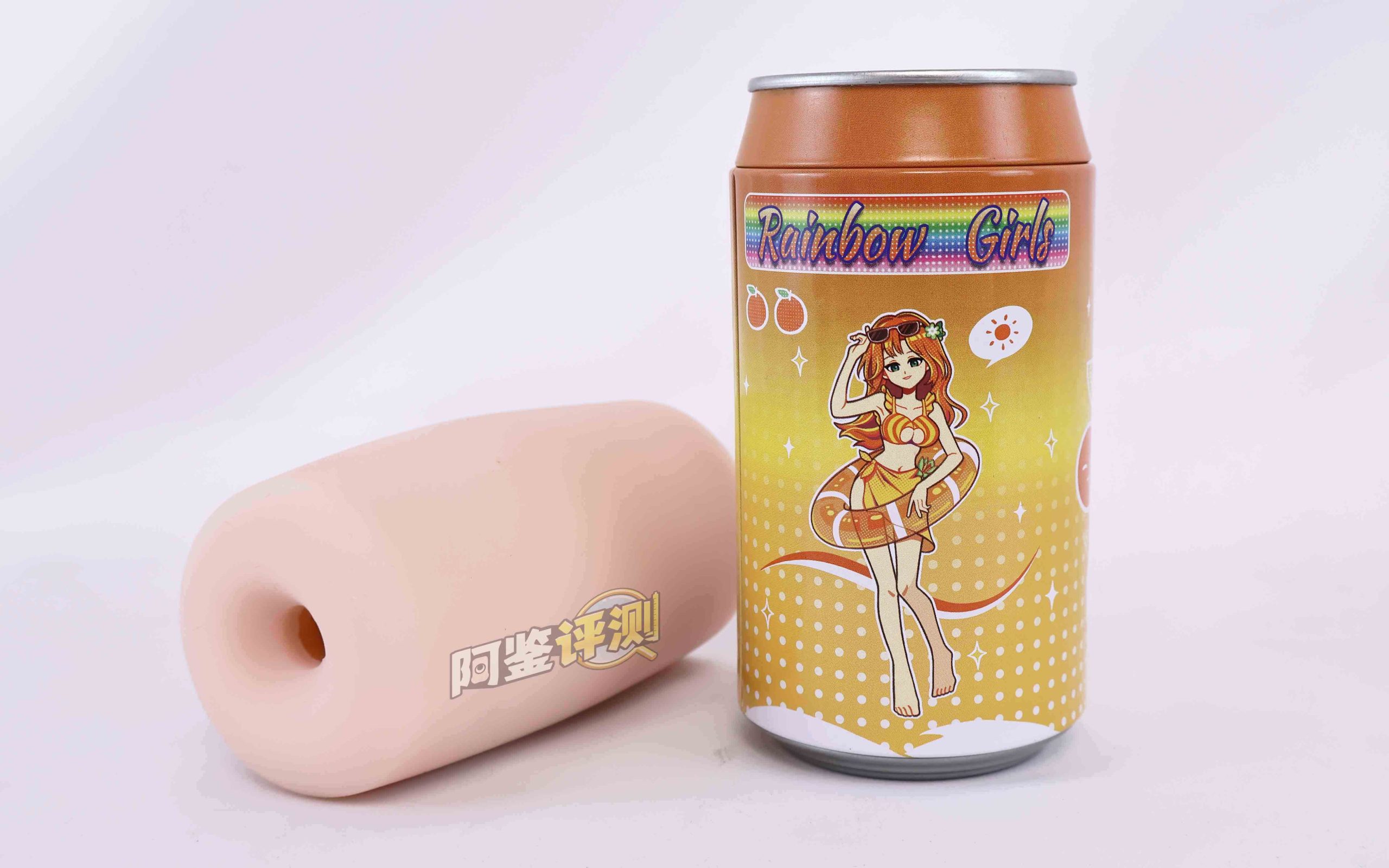 杯多多-“七彩罐娘”评测！隐蔽型的可乐罐飞机杯，图一乐还是真实用？（上：红，黄，橙）