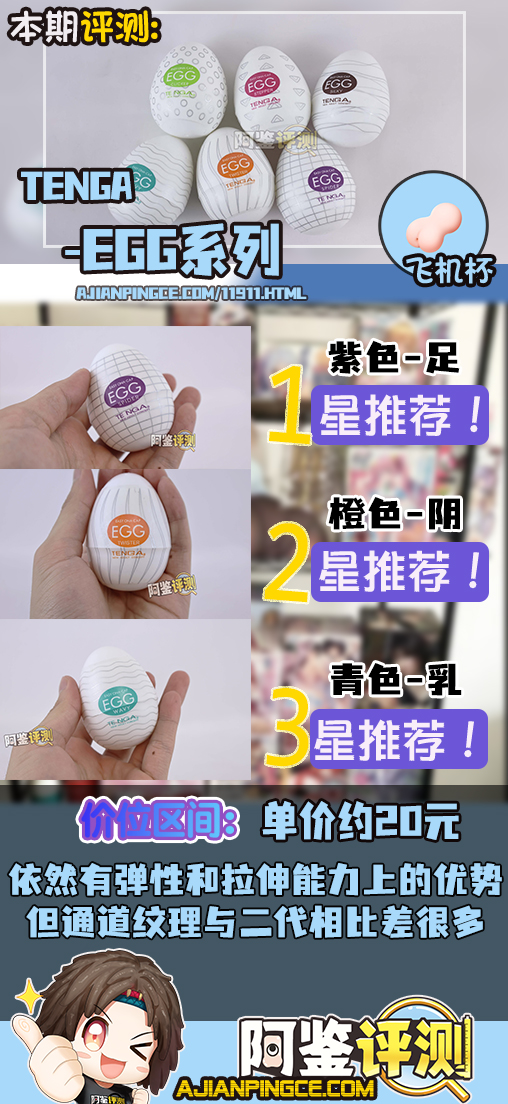 TENGA——“egg系列”评测！超高辨识度的鸡蛋造型，国人口中的“丝袜蛋”（上）