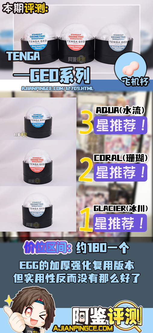 TENGA——“GEO系列”评测!放大版的egg玩具,用起来没有想象中那么实用