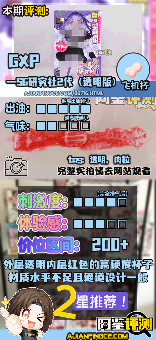 GXP——“SG研究社2代（透明版）”评测！究竟是怎样的配料，才能做出这么诡异的颜色....